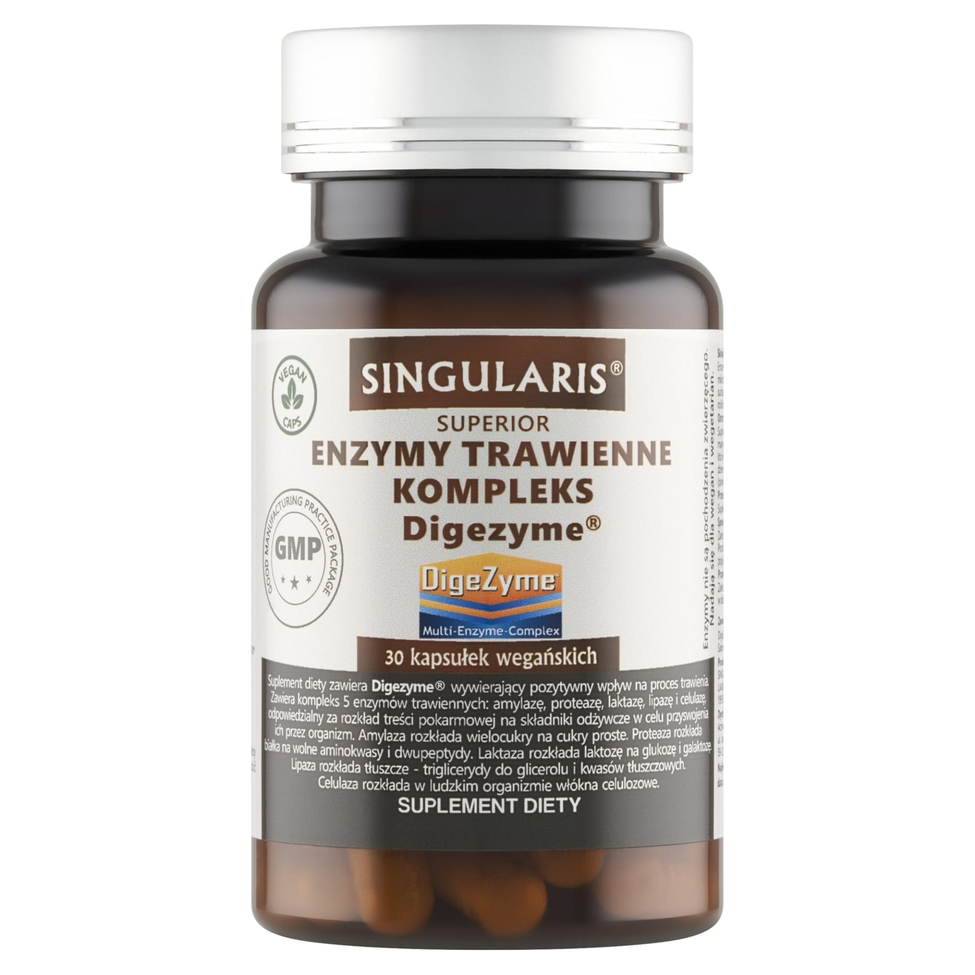 Singularis Enzymy trawienne Kompleks Digezyme® 30 kaps.