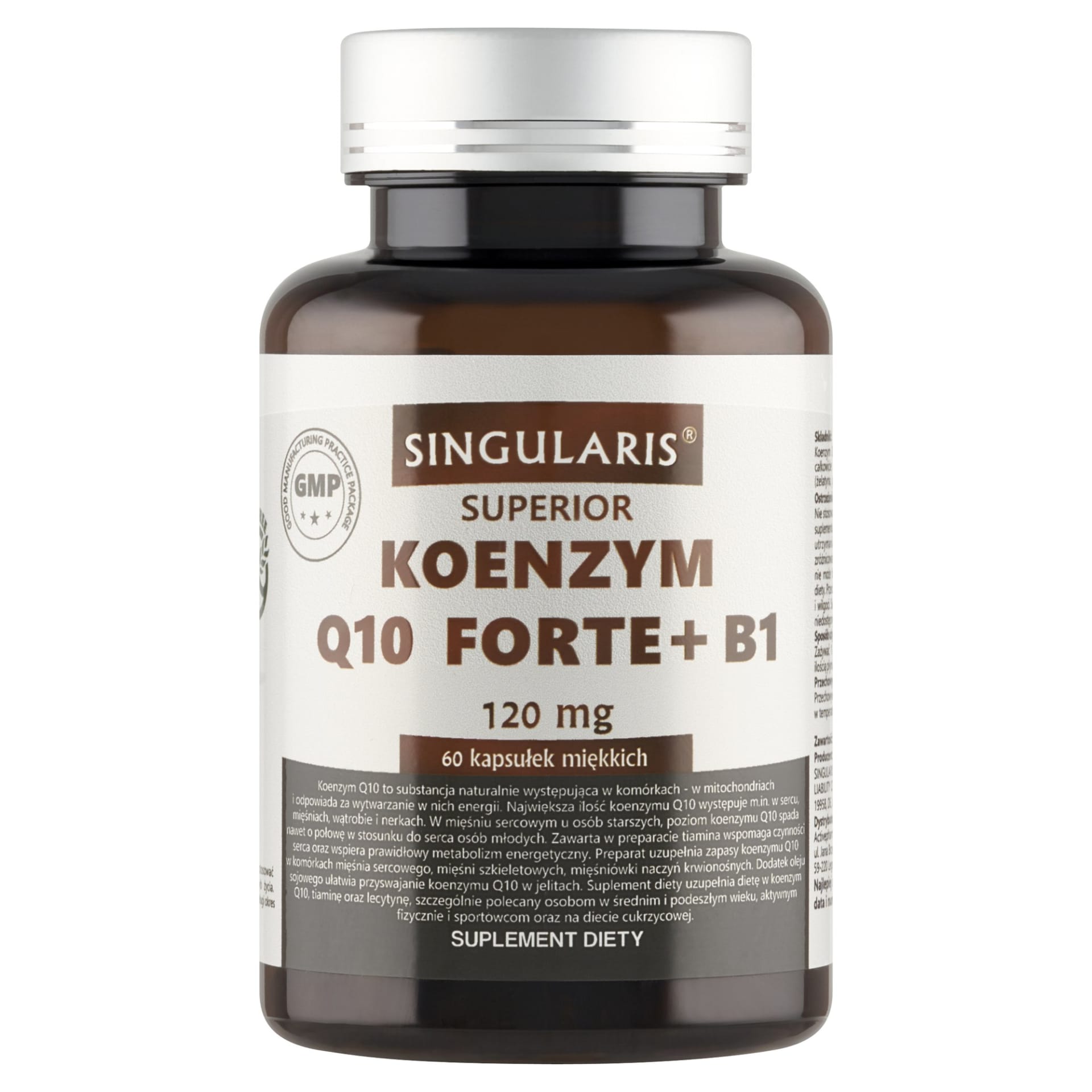 Singularis Koenzym Q10 Forte + B1 – 60 kapsułek
