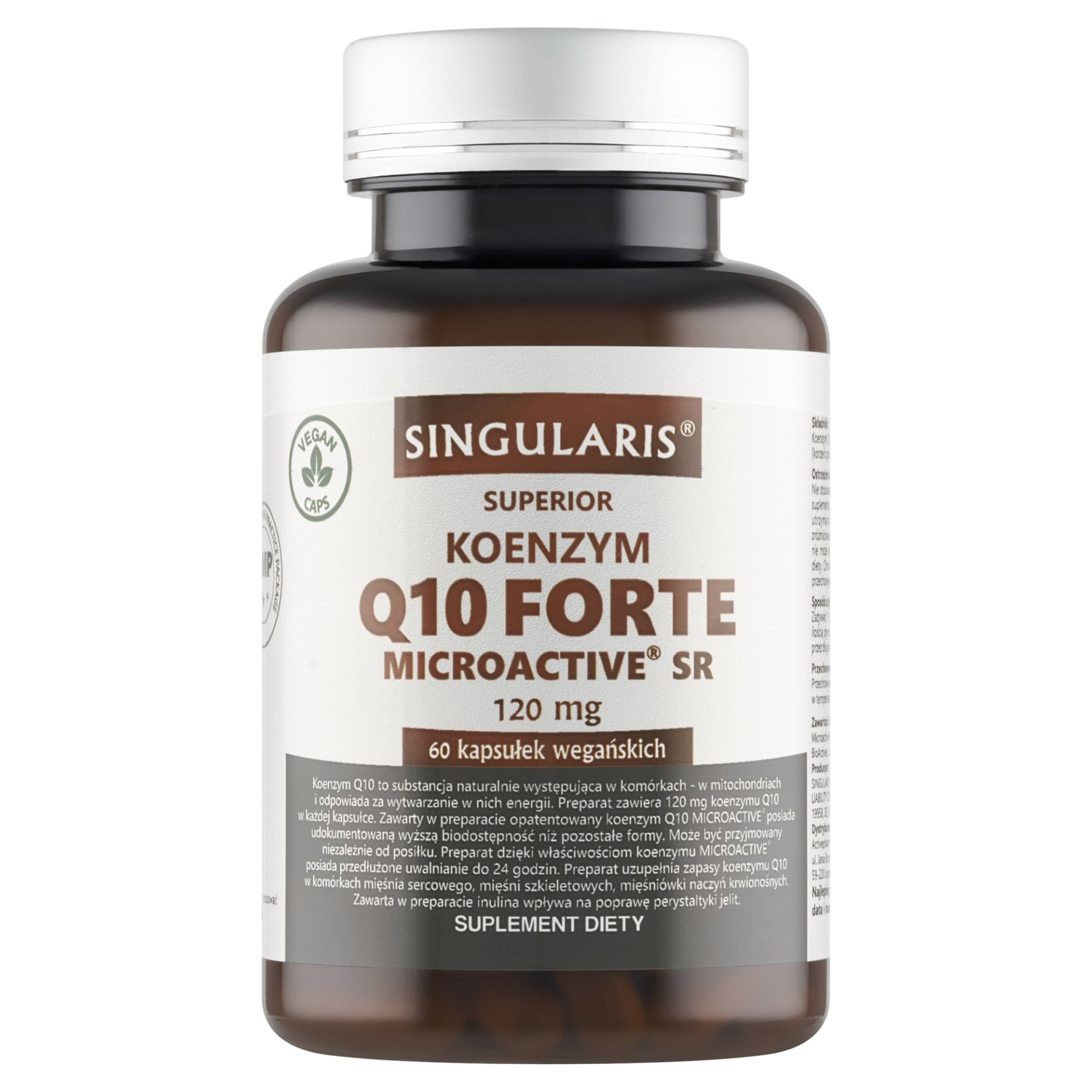 Singularis Koenzym Q10 Forte Microactive SR 120 mg 60 kaps.