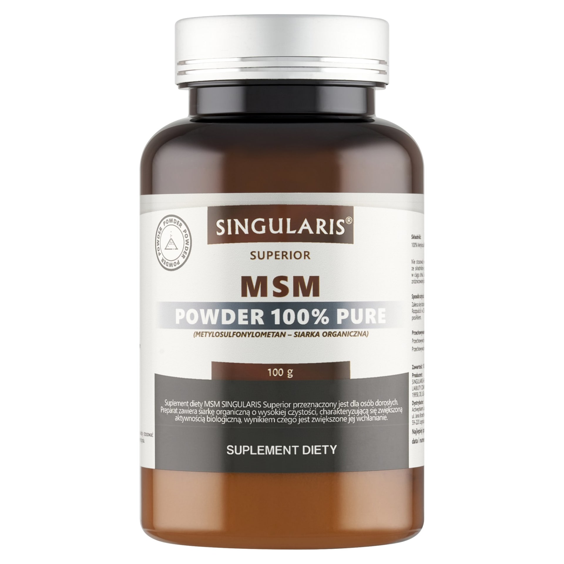 Singularis MSM Powder 100% Pure Superior 100 g