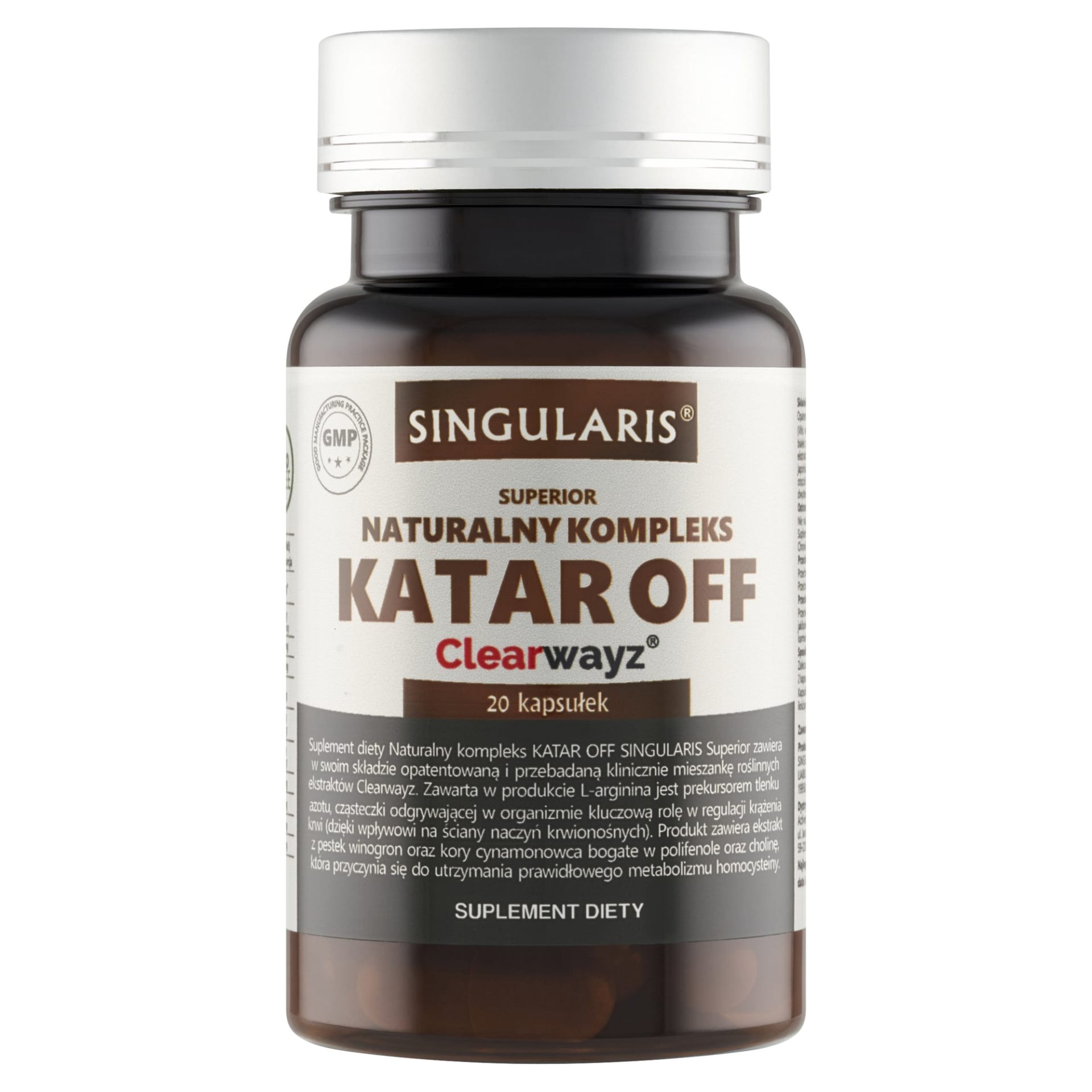 Singularis Naturalny Kompleks Katar Off Clearwayz® 20 kaps.