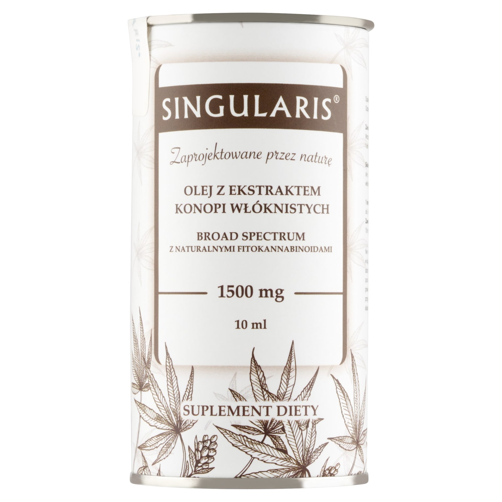Singularis Olej z ekstraktem konopi włóknistych Broad Spectrum 1500 mg – 10 ml