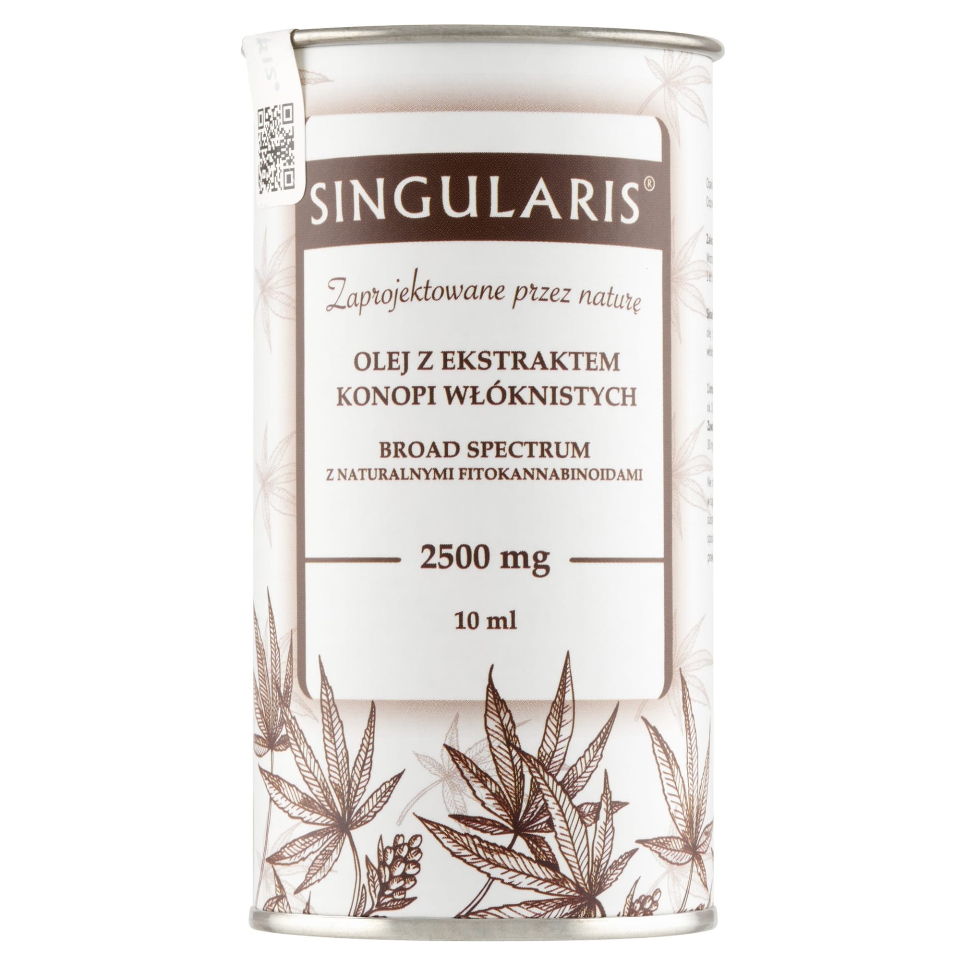 Singularis Olej z ekstraktem konopi włóknistych Broad Spectrum 2500 mg – 10 ml