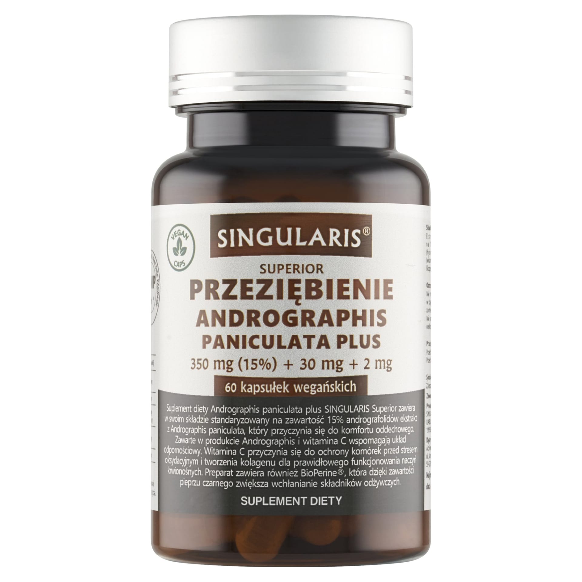 Singularis Przeziębienie Andrographis Paniculata Plus – 60 kaps.