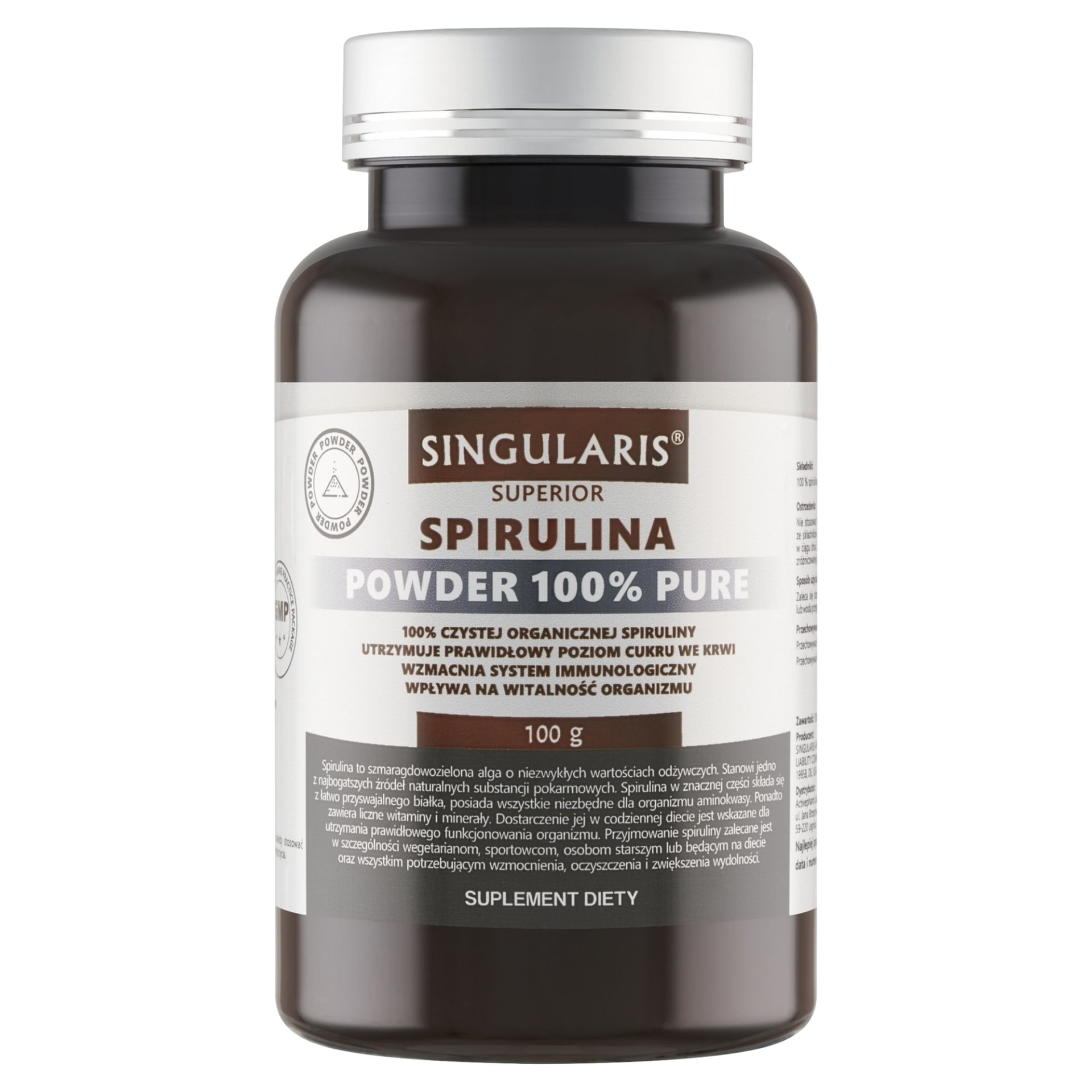 Singularis Spirulina Powder 100% Pure – 100 g