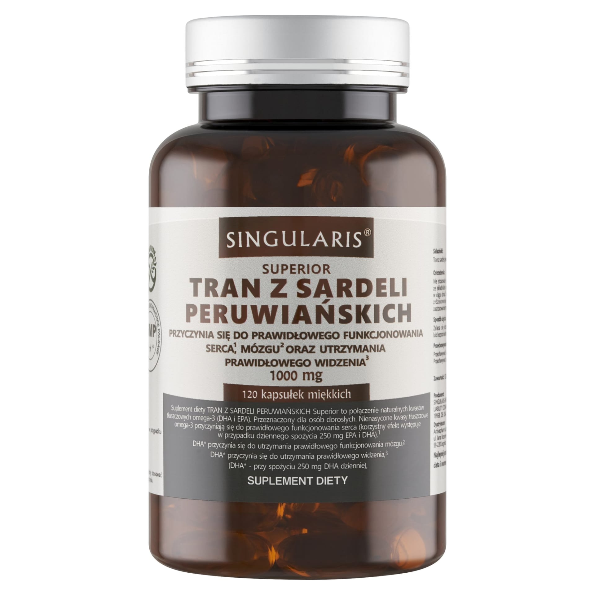 Singularis Tran z sardeli peruwiańskich Superior 120 kaps.