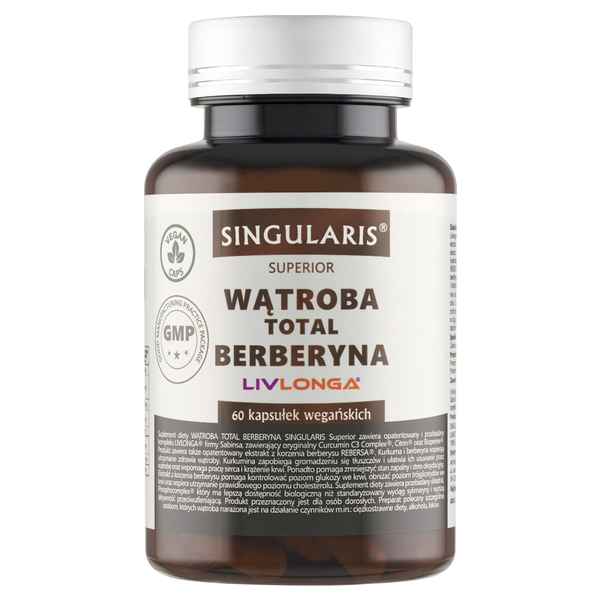 Singularis Wątroba Total Berberyna Superior 60 kaps.