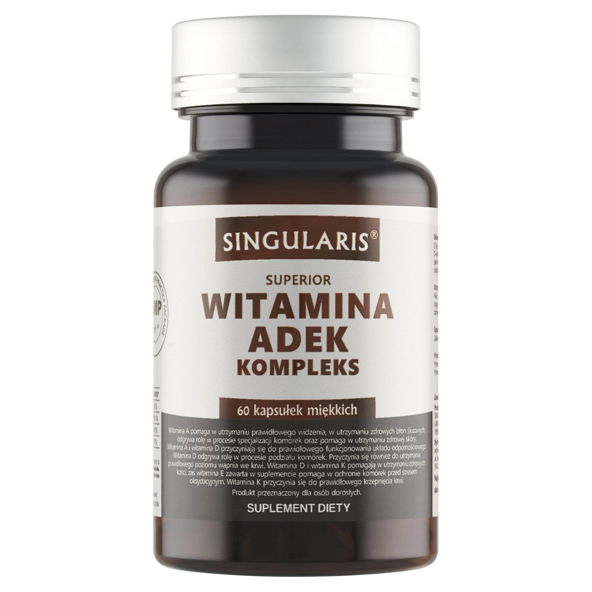 Singularis Witamina ADEK Kompleks 60 kapsułek miękkich