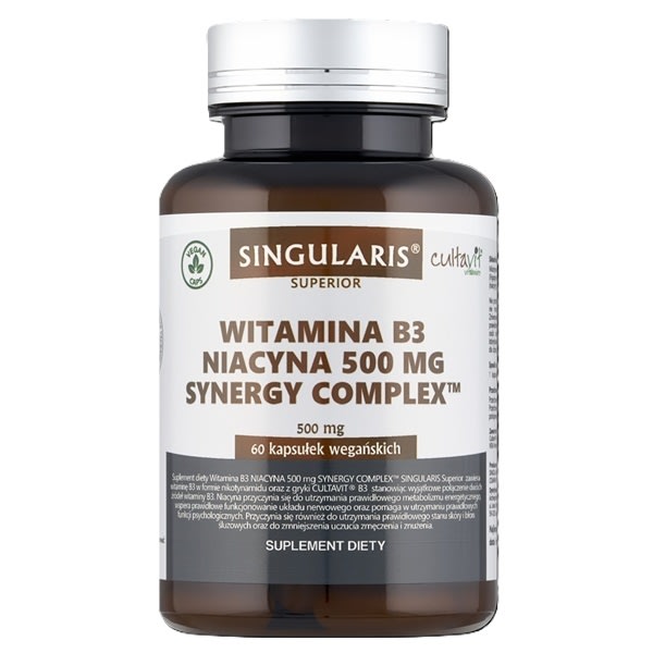 Singularis Witamina B3 Niacyna 500 mg Synergy Complex