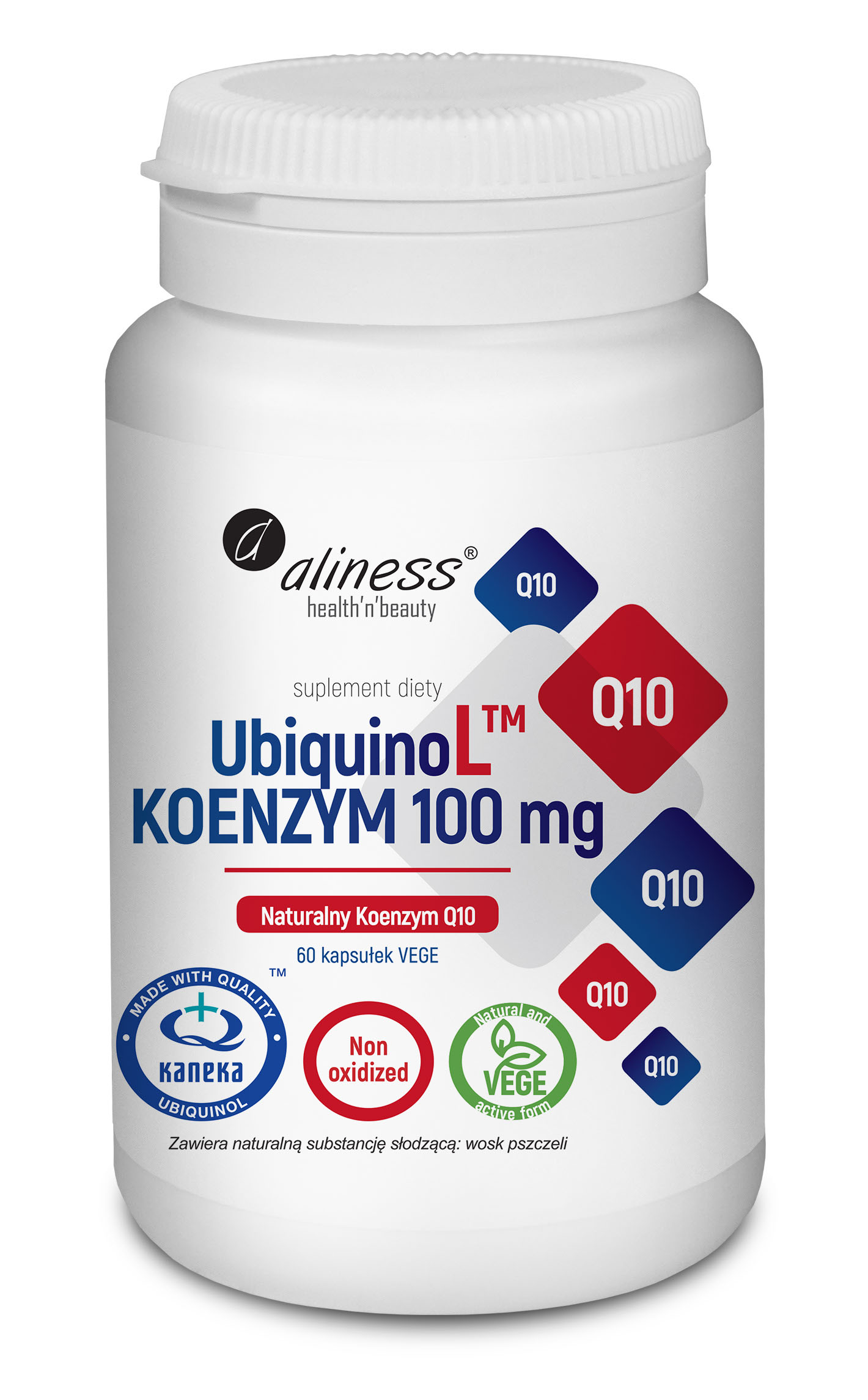 Aliness Ubiquinol™ KANEKA naturalny koenzym 100 mg – 60 kaps.