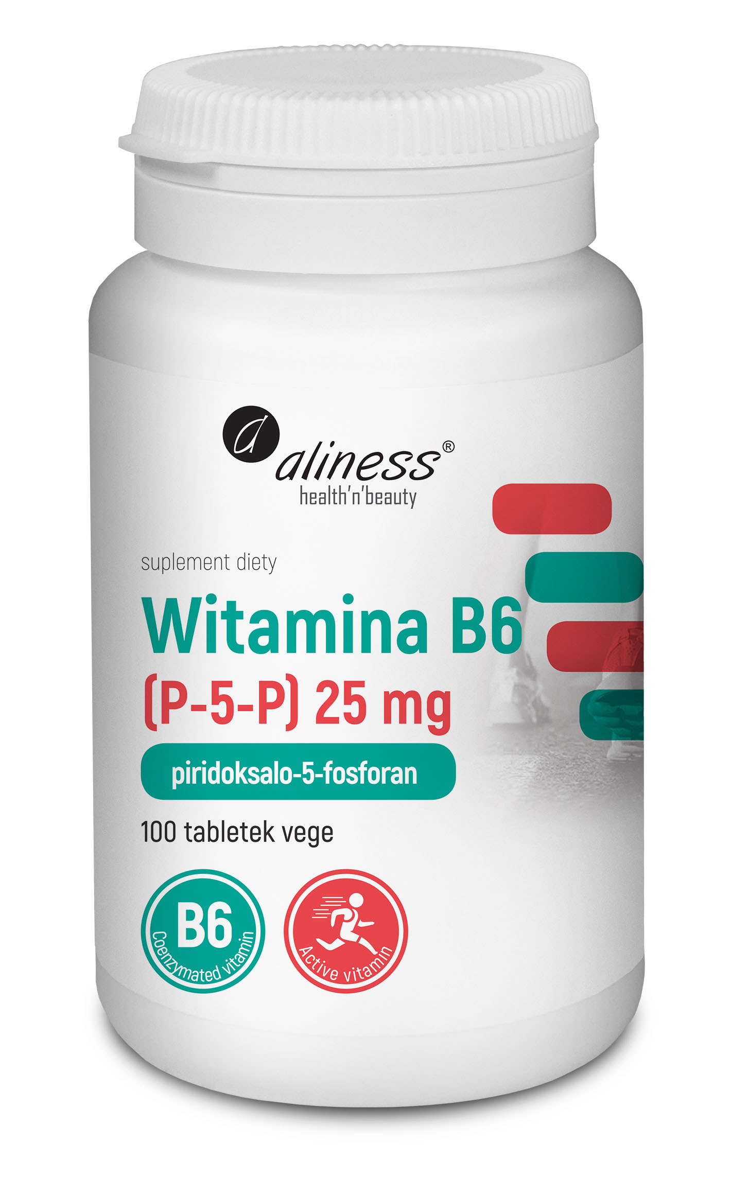 Aliness Witamina B6 (P-5-P) 25 mg – 100 tabl.