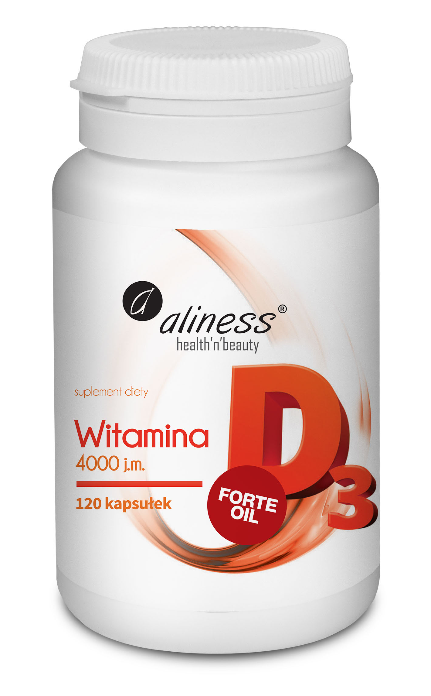 Aliness Witamina D3 FORTE oil 4000 j.m. – 120 kaps.