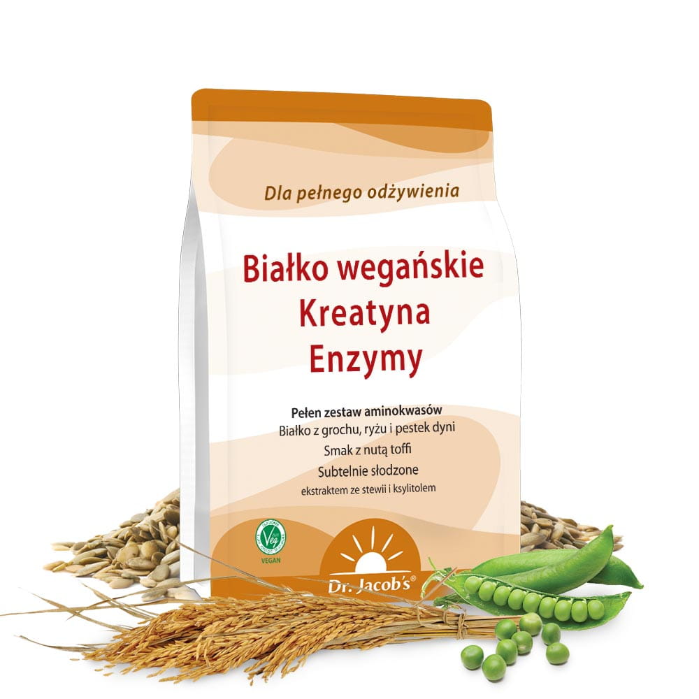 Dr. Jacob's Białko wegańskie Kreatyna Enzymy