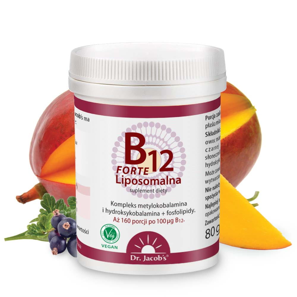Dr. Jacob's Witamina B12 Liposomalna Forte 100 µg