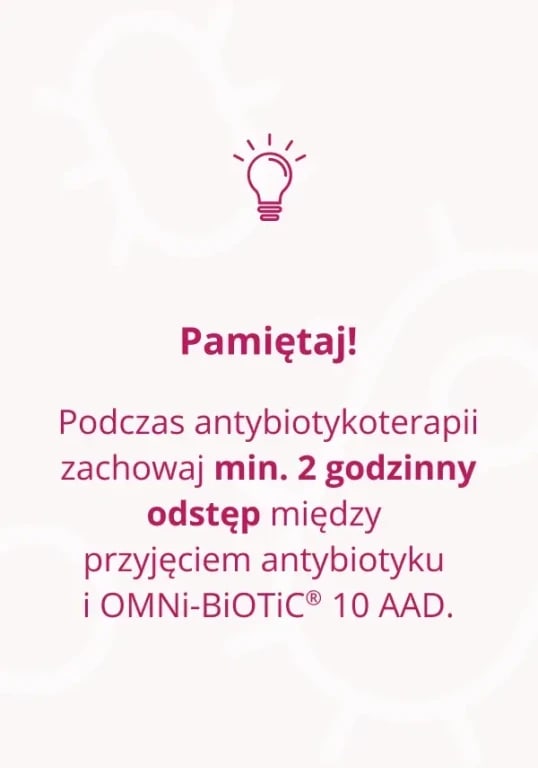 OMNi-BiOTiC® 10 AAD – probiotyk przy antybiotyku