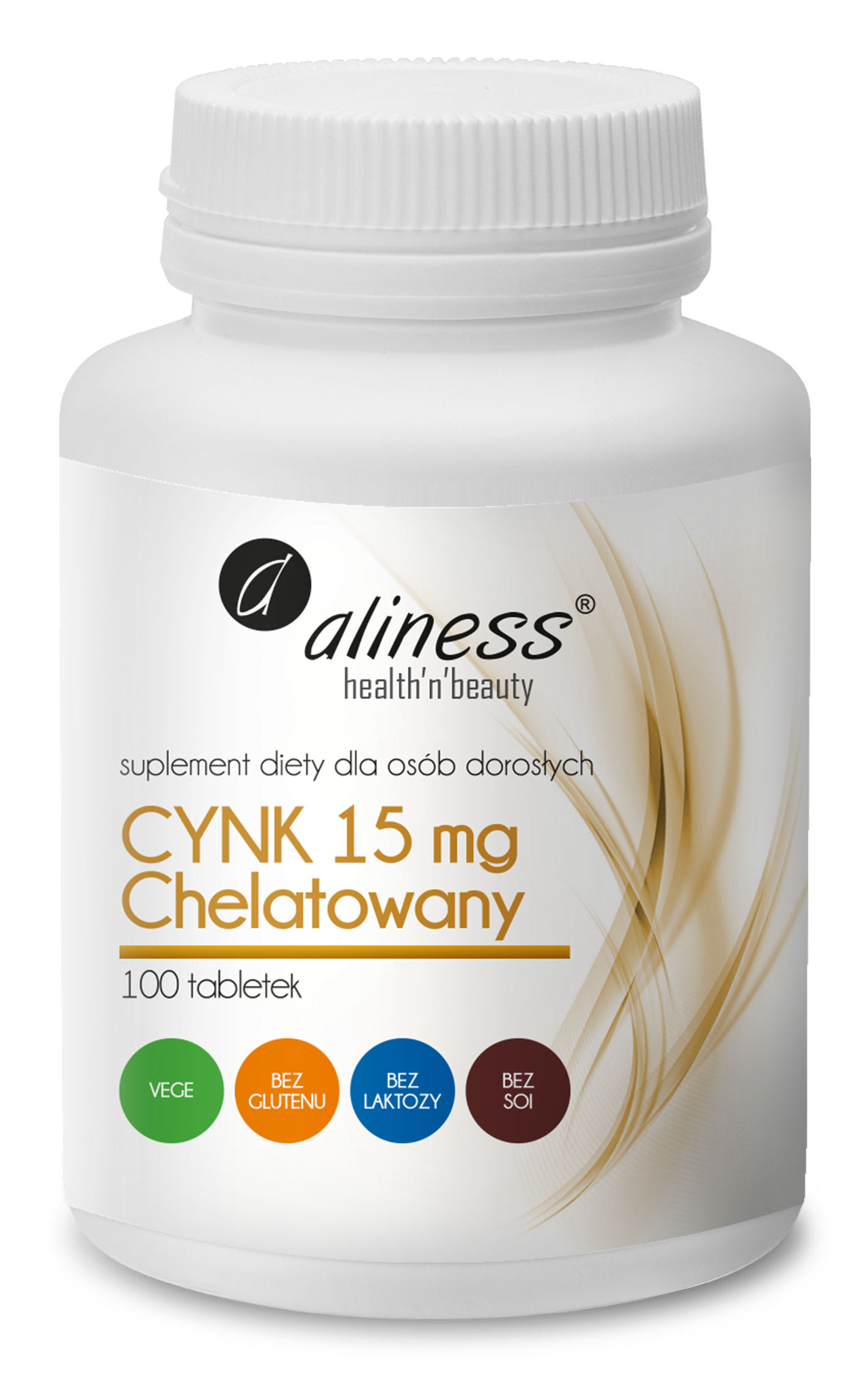 Cynk chelatowany 15 mg x 100 tabl.