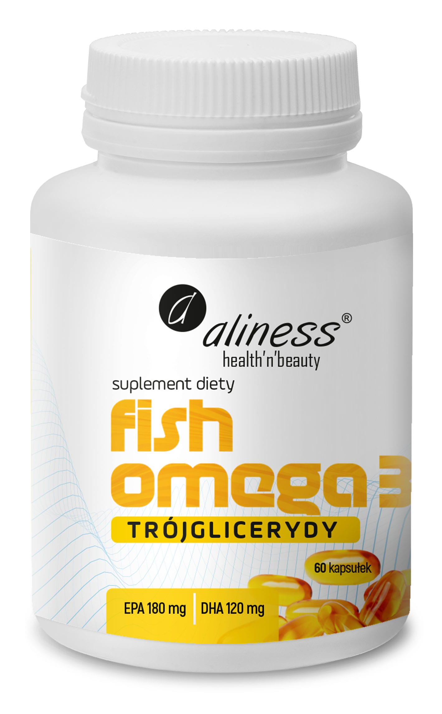 Fish Omega 3 Trójglicerydy 180/120mg x 60 kaps.