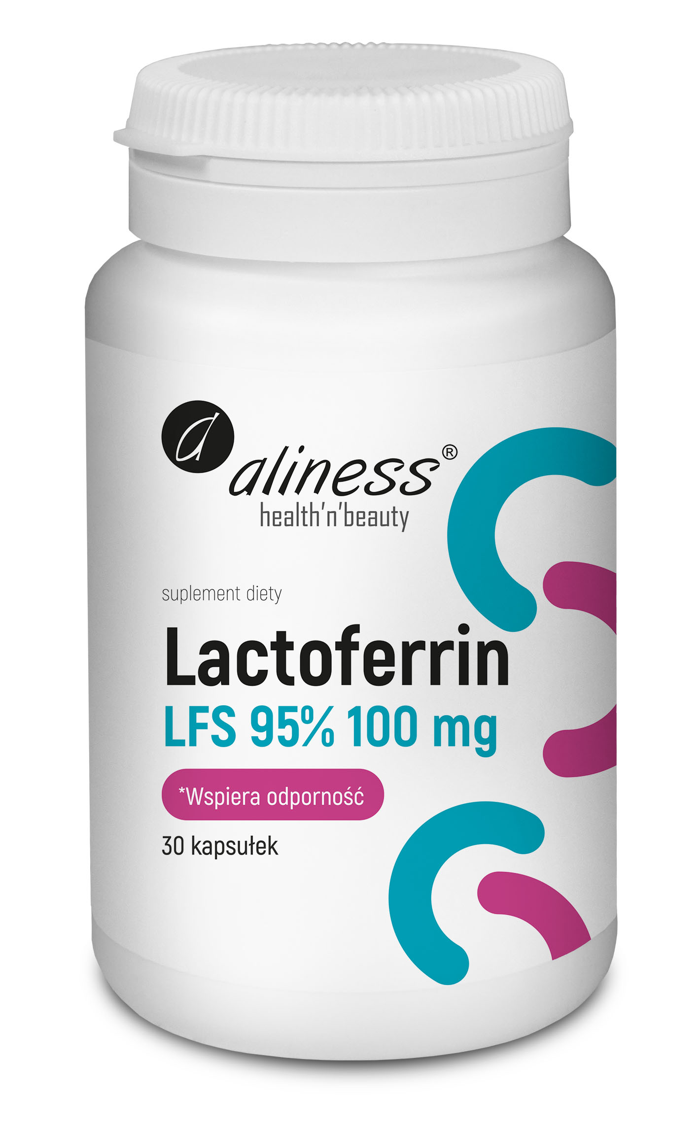 Lactoferrin LFS 95% 100 mg x 30 kaps.