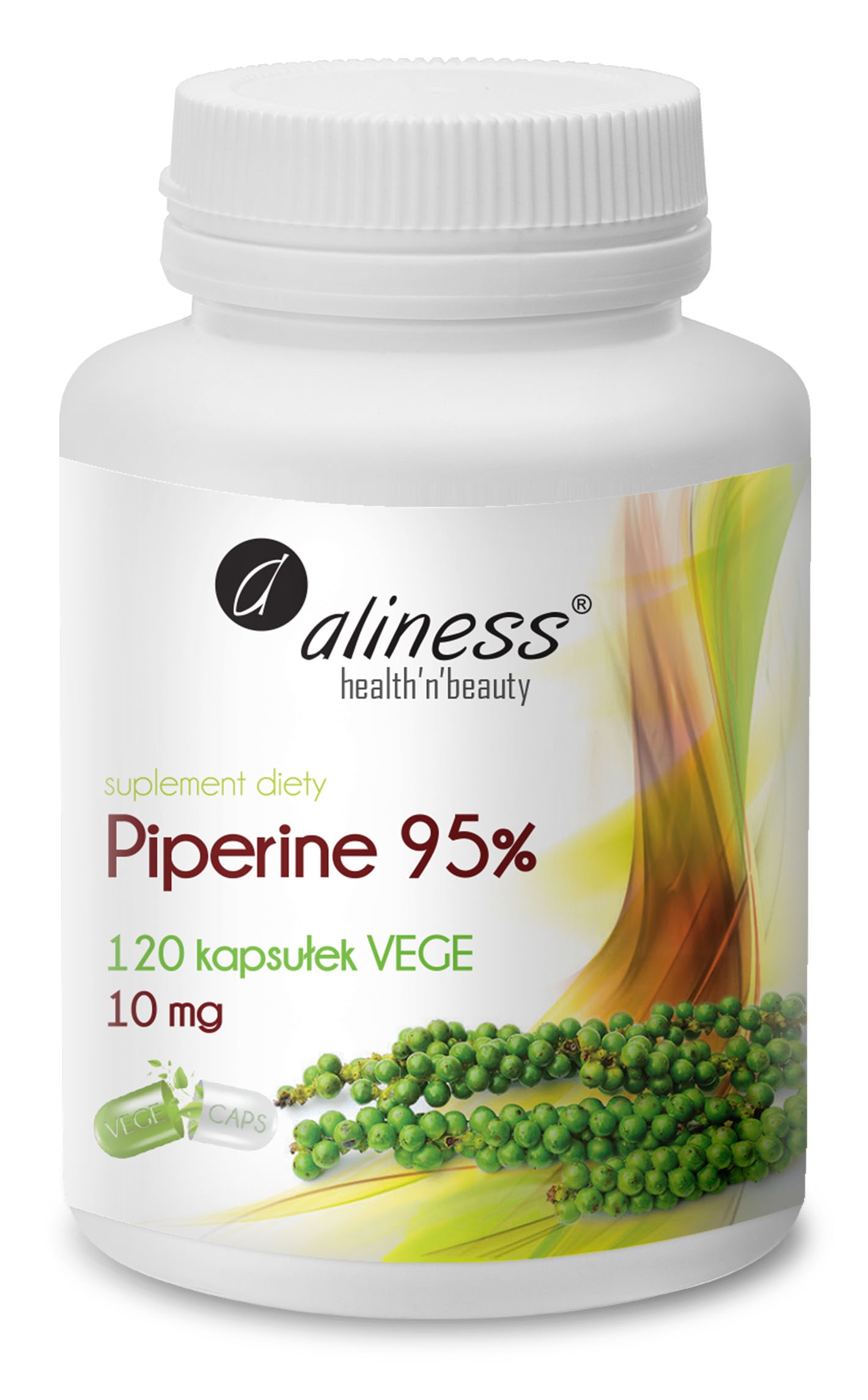 Piperine 95% 10 mg x 120 kaps.