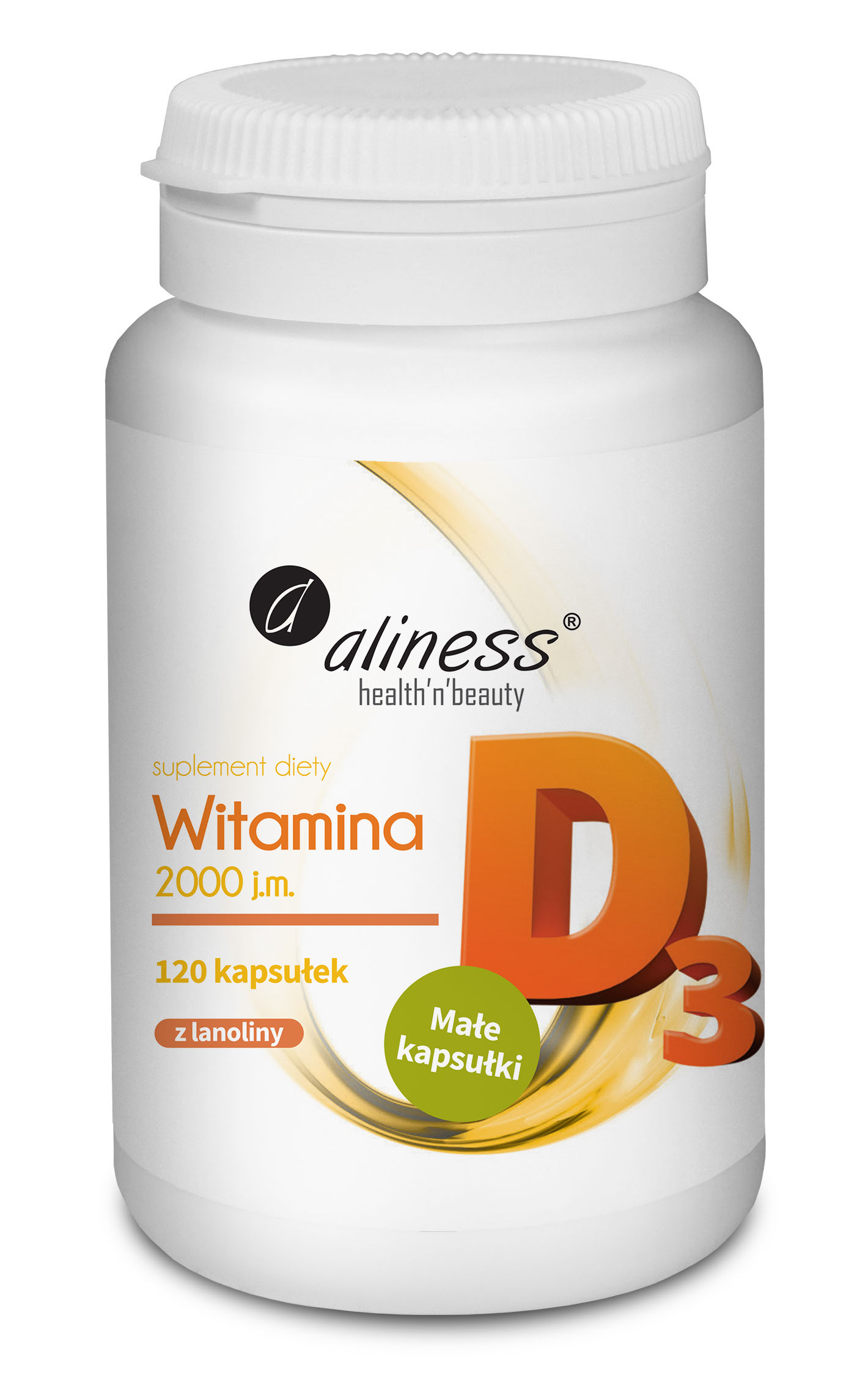 Witamina D3 2000 j.m. x 120 kaps.