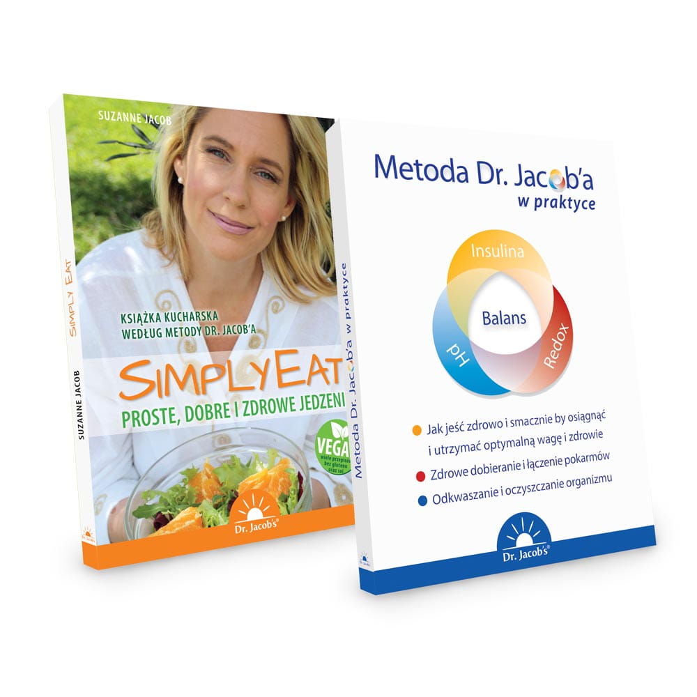 Książka Metoda Dr. Jacob'a w praktyce + Simply Eat