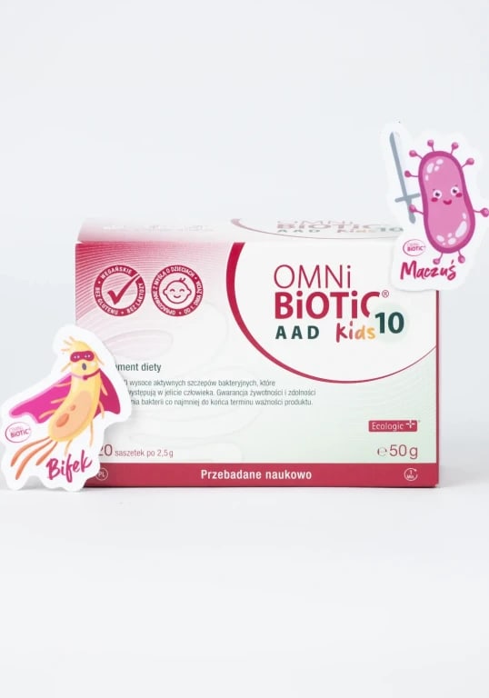 OMNi-BiOTiC® 10 AAD Kids - probiotyk przy antybiotyku dla dzieci