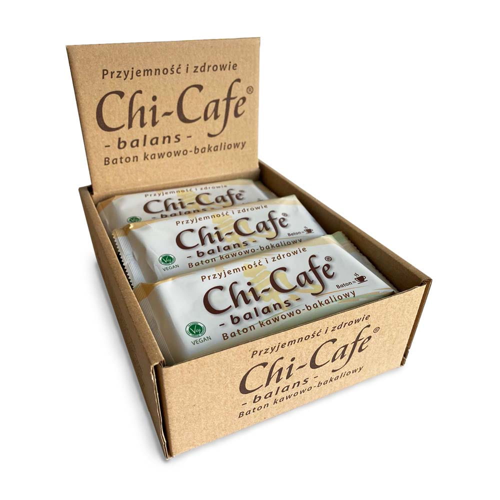 Baton Chi-Cafe balans - bakalie-kawa 12 szt.