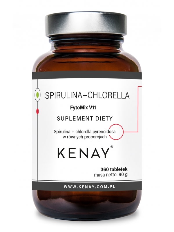 Spirulina + Chlorella Fytomix – 360 tabl.