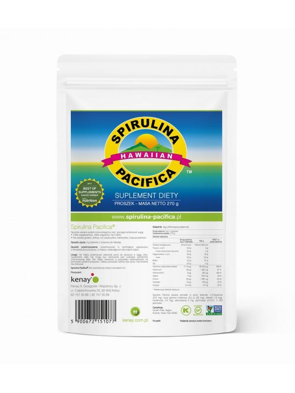 Spirulina Pacifica® proszek 520/270/180 g