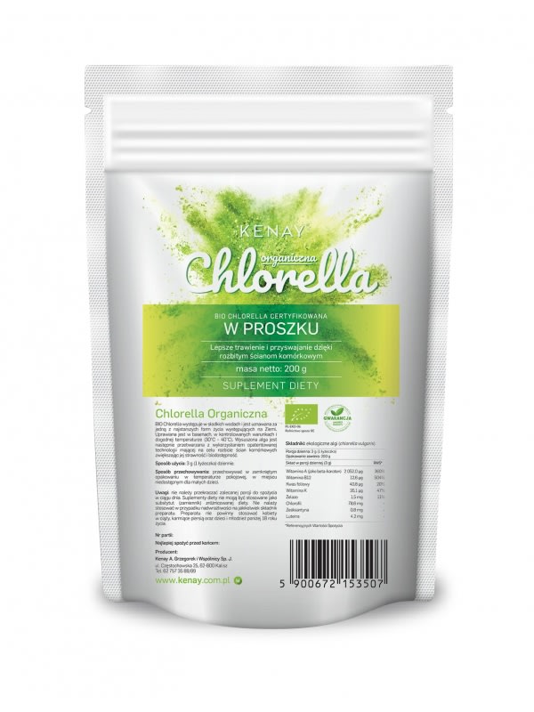 Chlorella organiczna w proszku BIO – 200/100 g