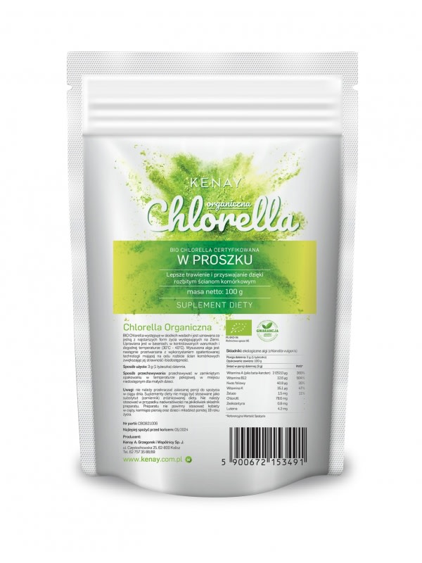 Chlorella organiczna w proszku BIO – 200/100 g