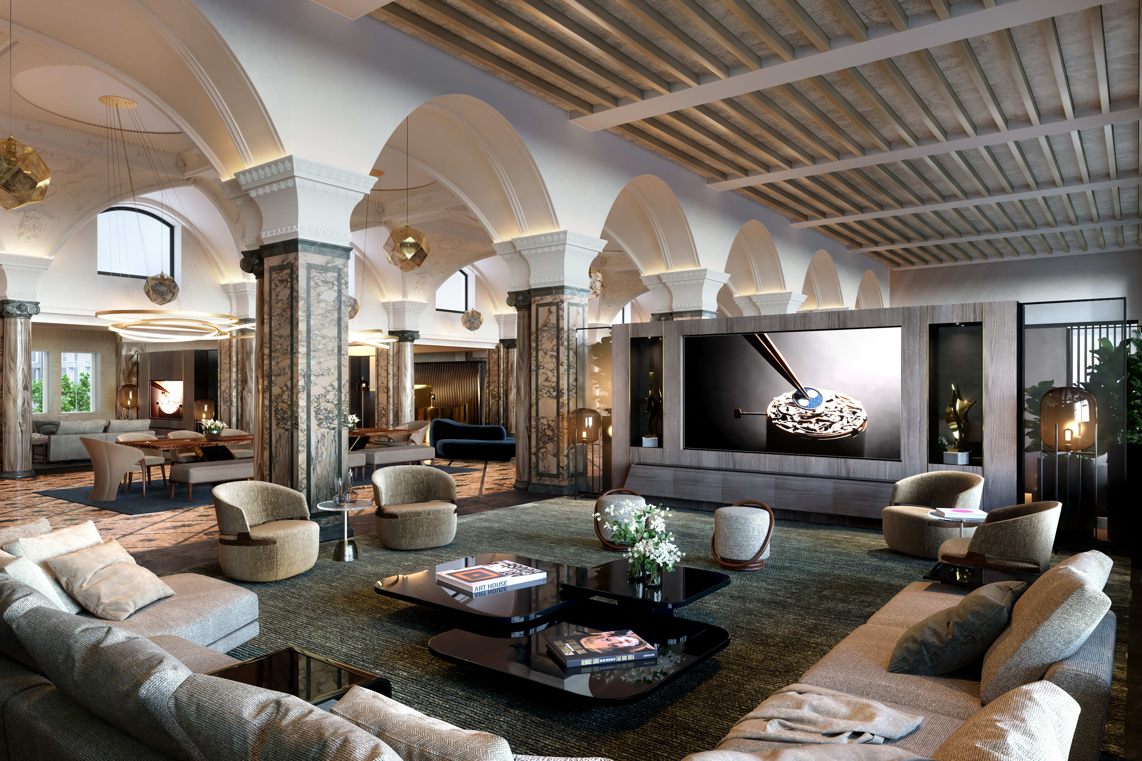Render de visualización arquitectónica