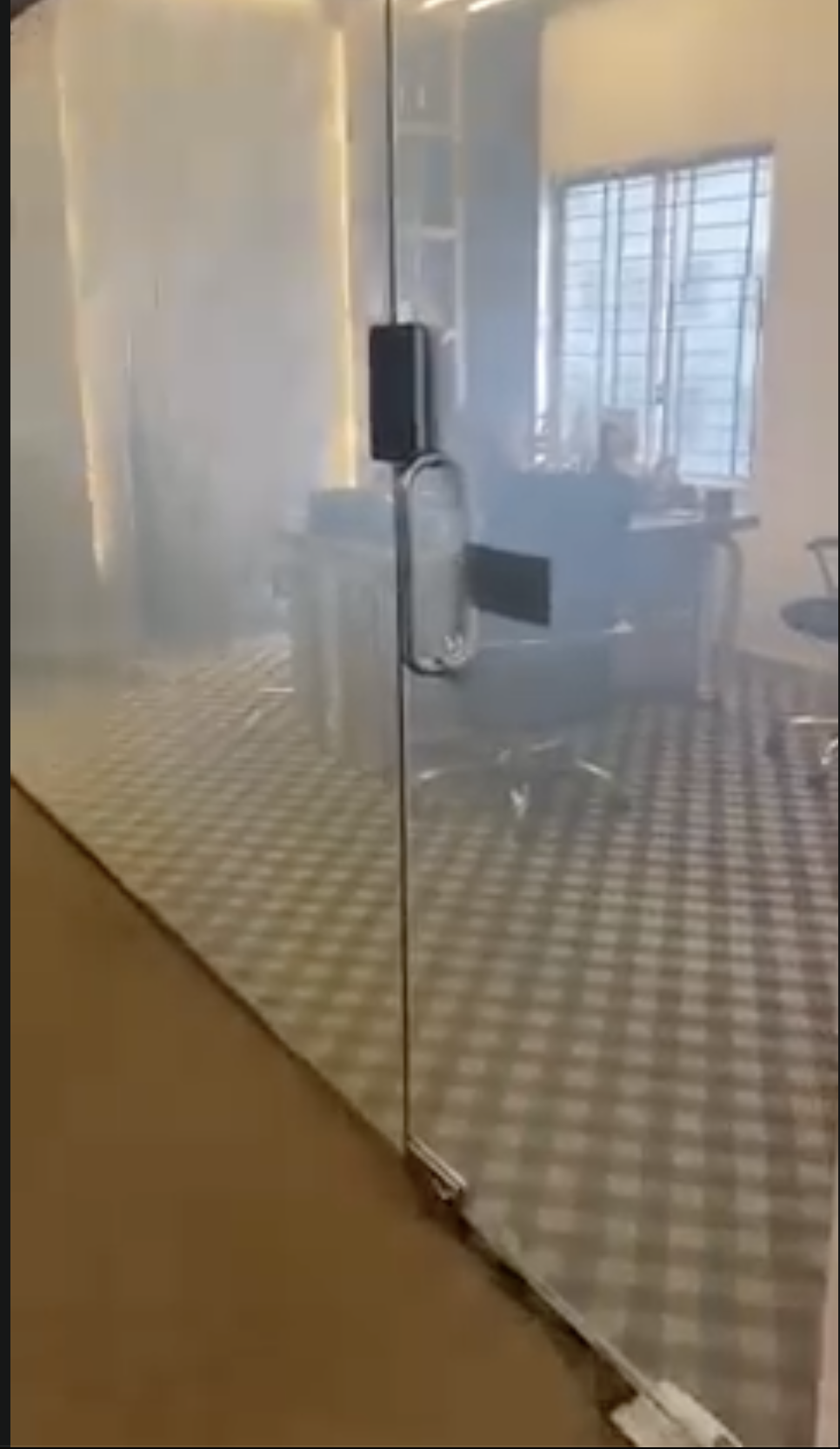 Glass Door — Nur Construction Park