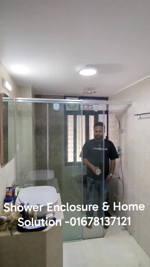 Haffele Sliding Shower Enclosure — Nur Construction Park