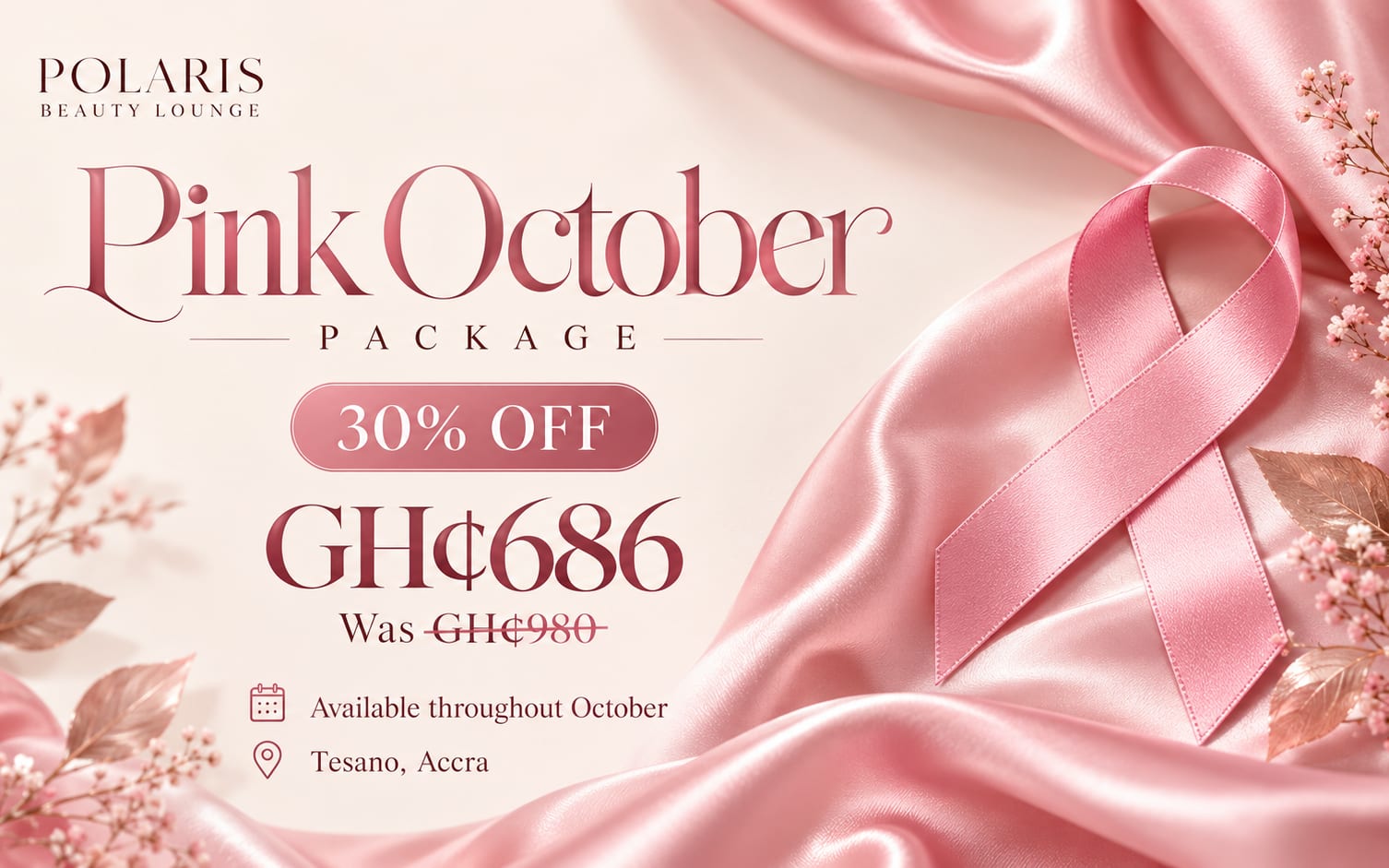 Pink October Glow - Pedicure Option