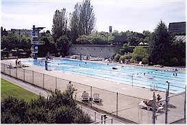 The outdoor pool at UBC