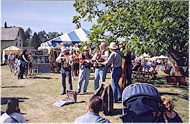 Entertainers at the annual Country
Celebration in September