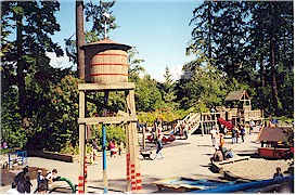 The Variety Club playground is a popular spot for children