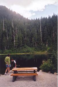 Yew Lake: A nice spot for a picnic lunch