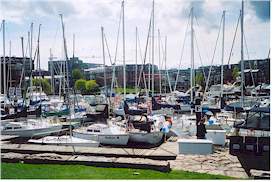 There's boats everywhere
