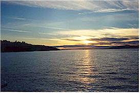 Beautiful sunsets from the beach and pier