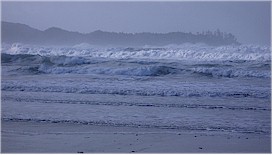 This day the waves were so wild the shops wouldn't let us rent boogie boards and wet suits