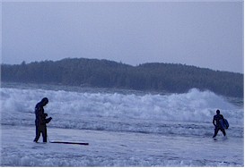 This day we got to play in the surf