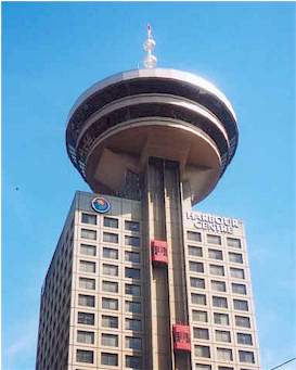 The Lookout sits atop Harbour Centre