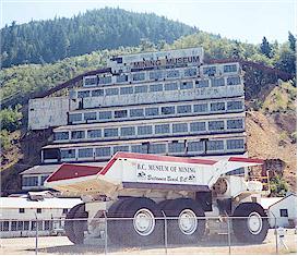 The old Britannia Copper mine is now a museum