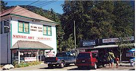 Check out the cluster of interesting stores next to the Museum of Mining
