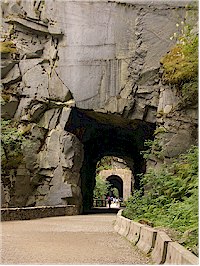 Look at the rock that engineer Andrew McCulloch had to drill through