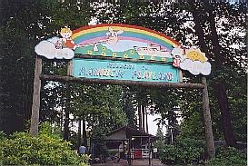 The Rainbow Playground entrance