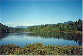 Rolley Lake - A small lake that's perfect for canoeing, swimming or fishing