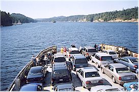 Here's the ferry coming into "Long
Harbour